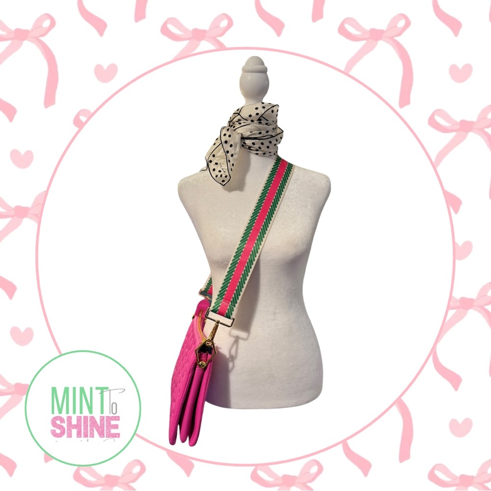 🌴🦩Lilly Pulitzer Colored Crossbody Strap 🦩🌴 - Picture 1 of 3